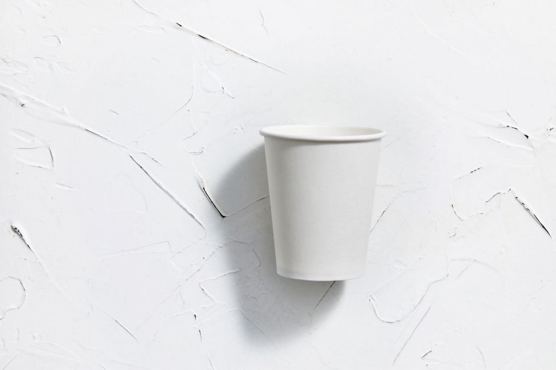 Disposable 8oz Single Wall Cup/Plain White/Standard