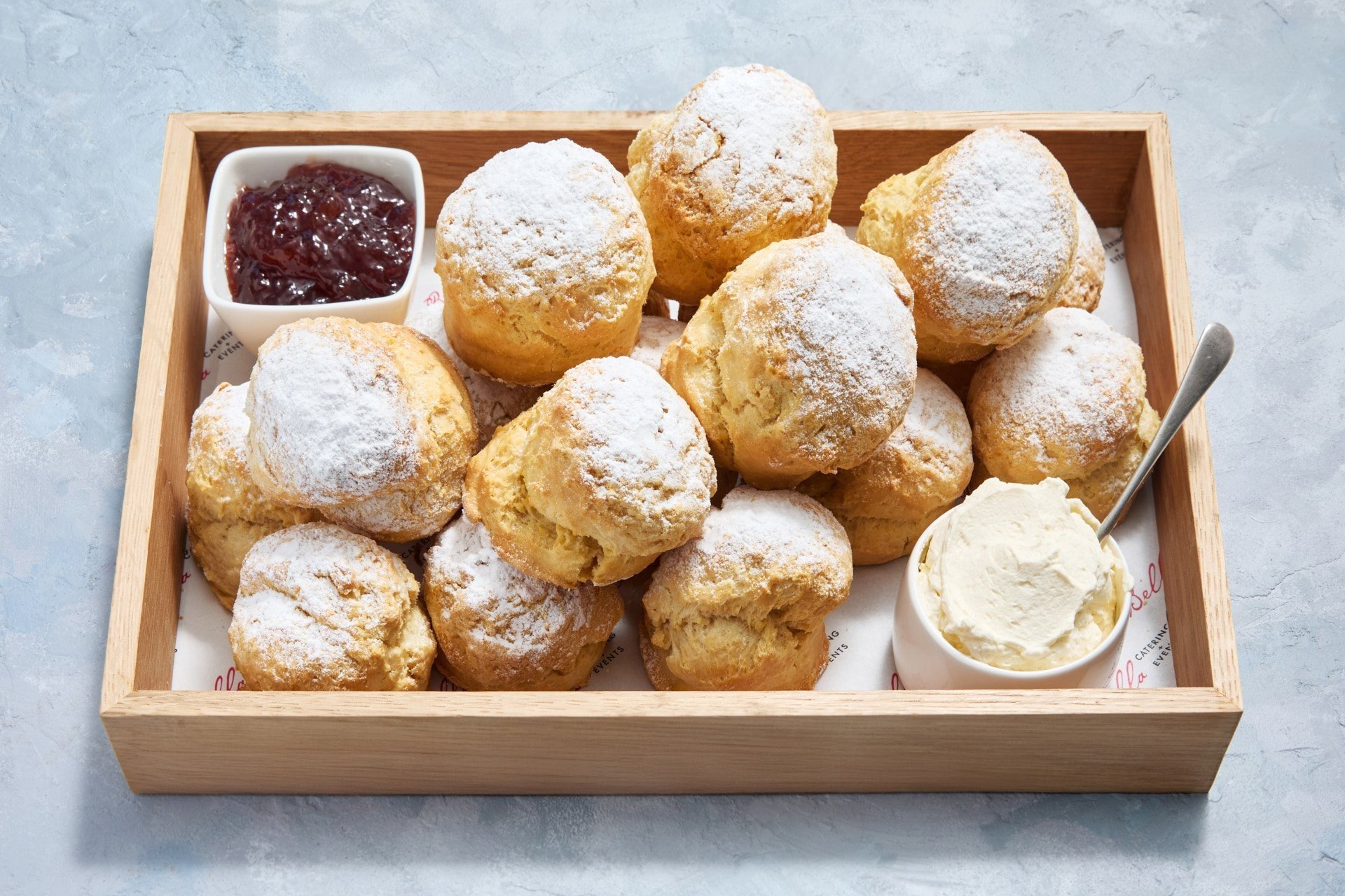 Bella Scones (2pp) w/ Vanilla Cream and Jam