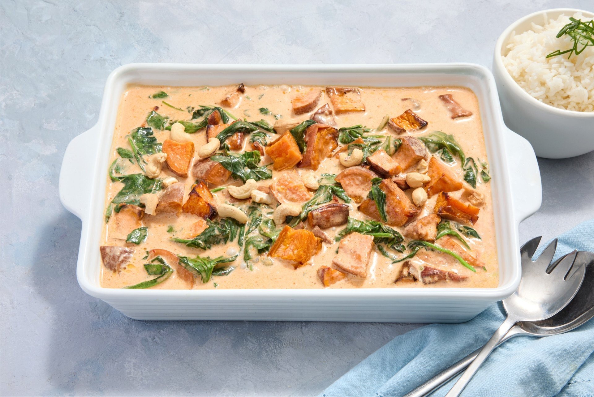 Dish: Sweet Potato and Cashew Nut Curry with Rice (Sharing 10 -12pax)