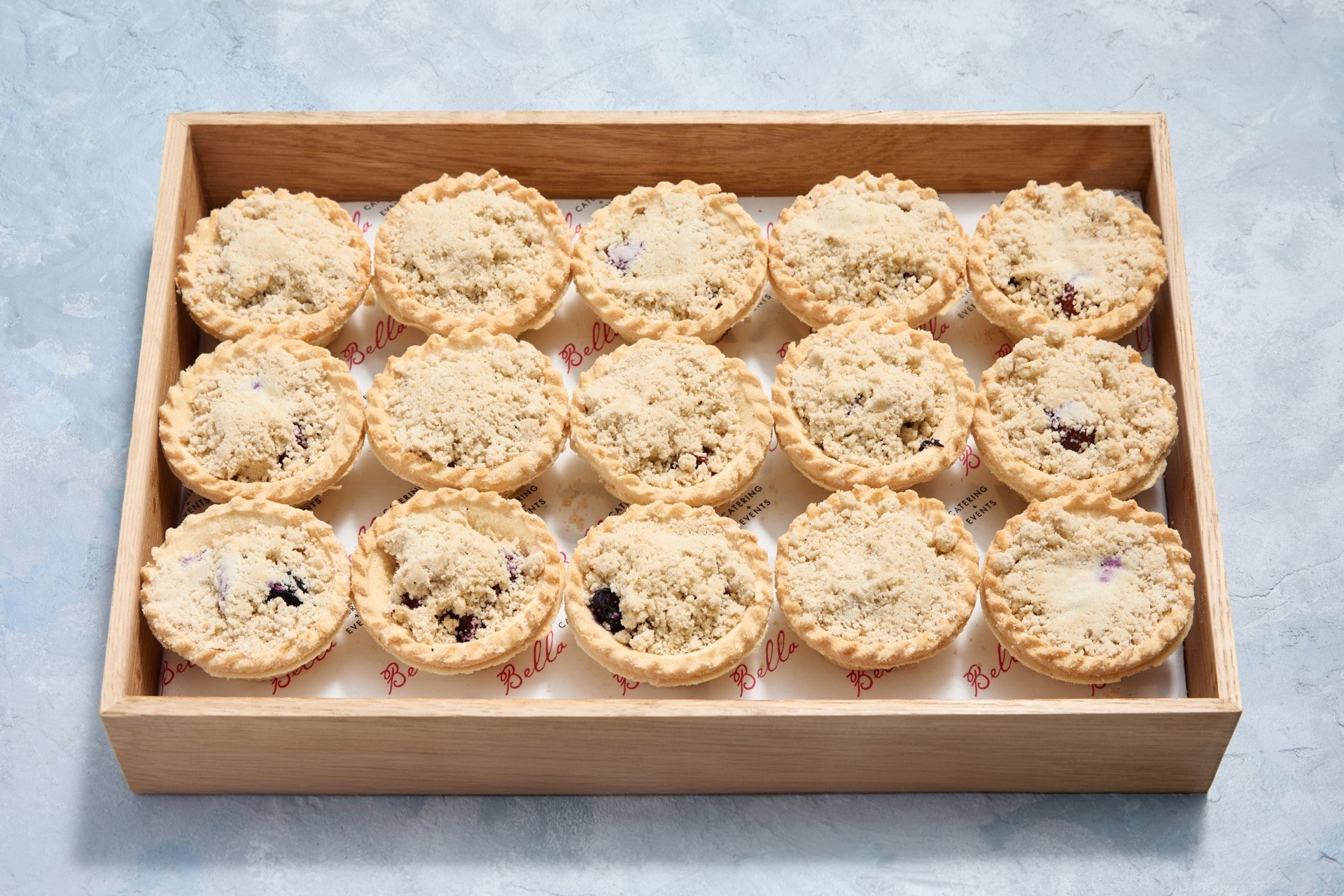 Tartlet Apple Blueberry Crumble (GLUTEN, DAIRY & NUT FREE)