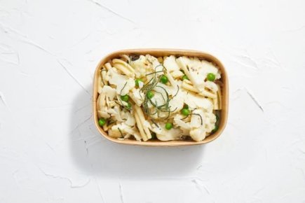 Cassarece with classic Pea and Cauliflower ragu, Sage and Pecorino  - Individual hot meals TN